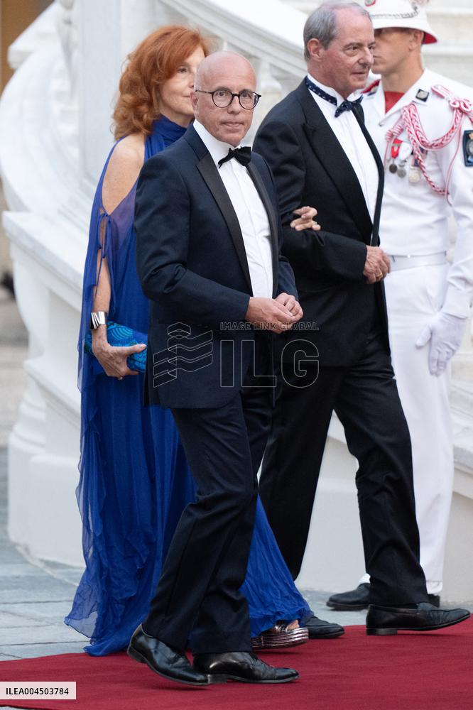 French President Macron visits Monaco.