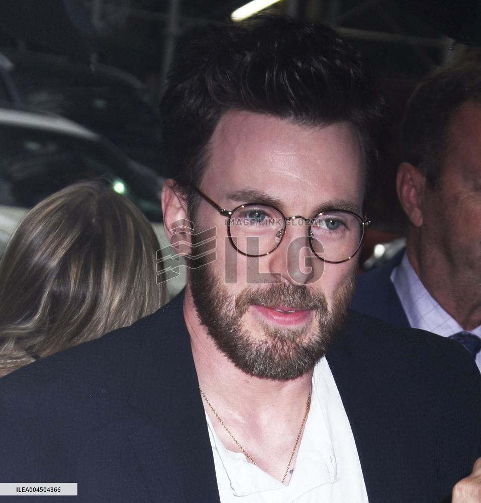 Chris Evans And Dakota Johnson At Materialists Premiere - NYC