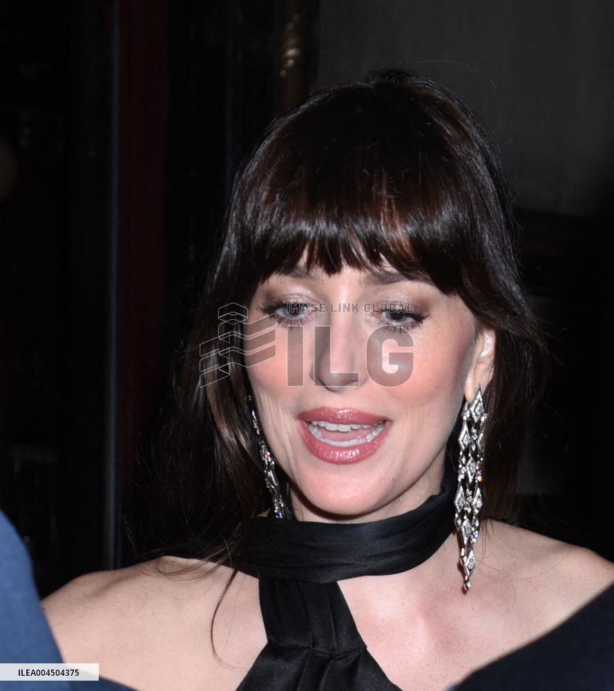 Chris Evans And Dakota Johnson At Materialists Premiere - NYC