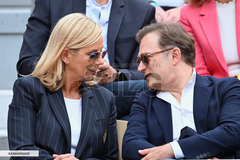 French Open 2025 - VIPs In The Stands - Day 14