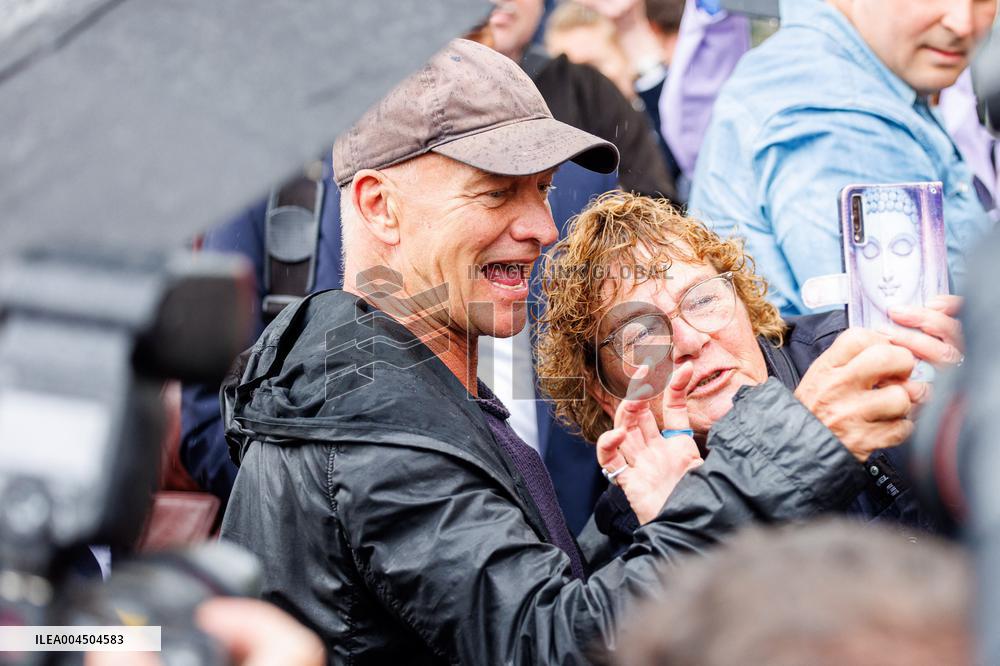 Sting Arrives At Royal Theater Carre - Amsterdam