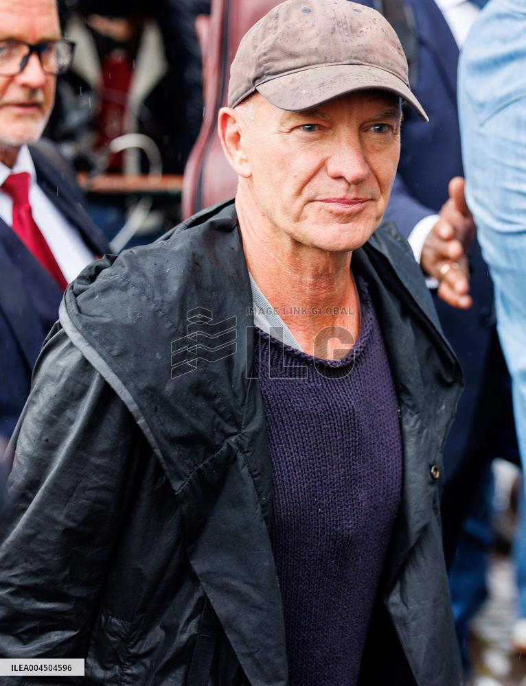 Sting Arrives At Royal Theater Carre - Amsterdam