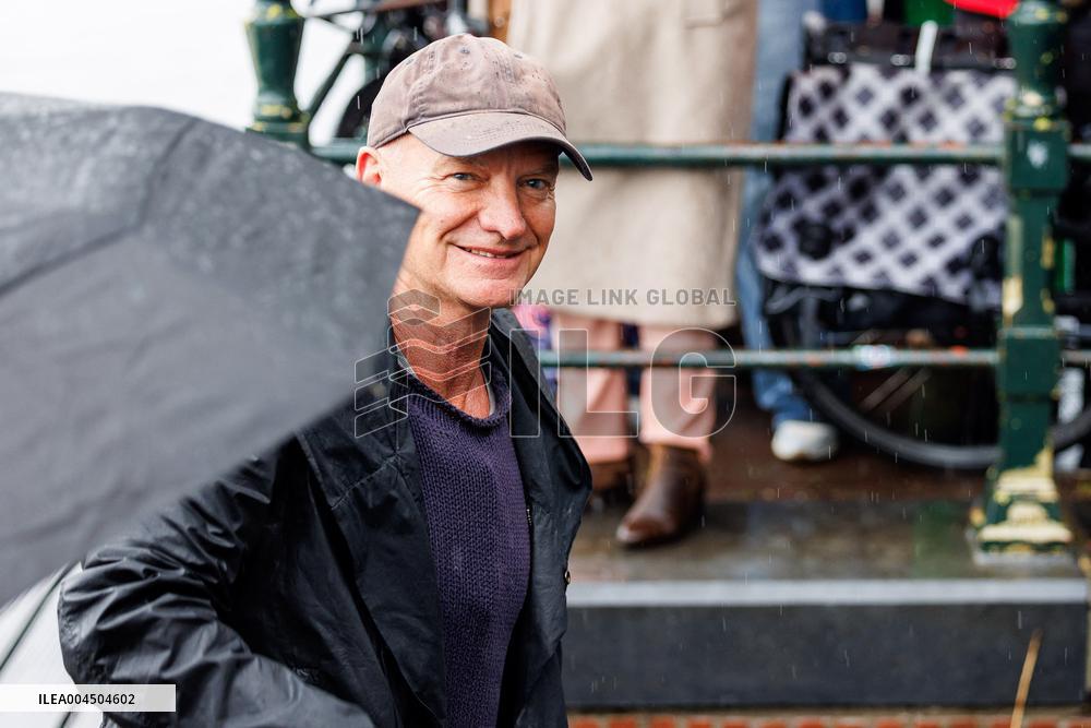 Sting Arrives At Royal Theater Carre - Amsterdam