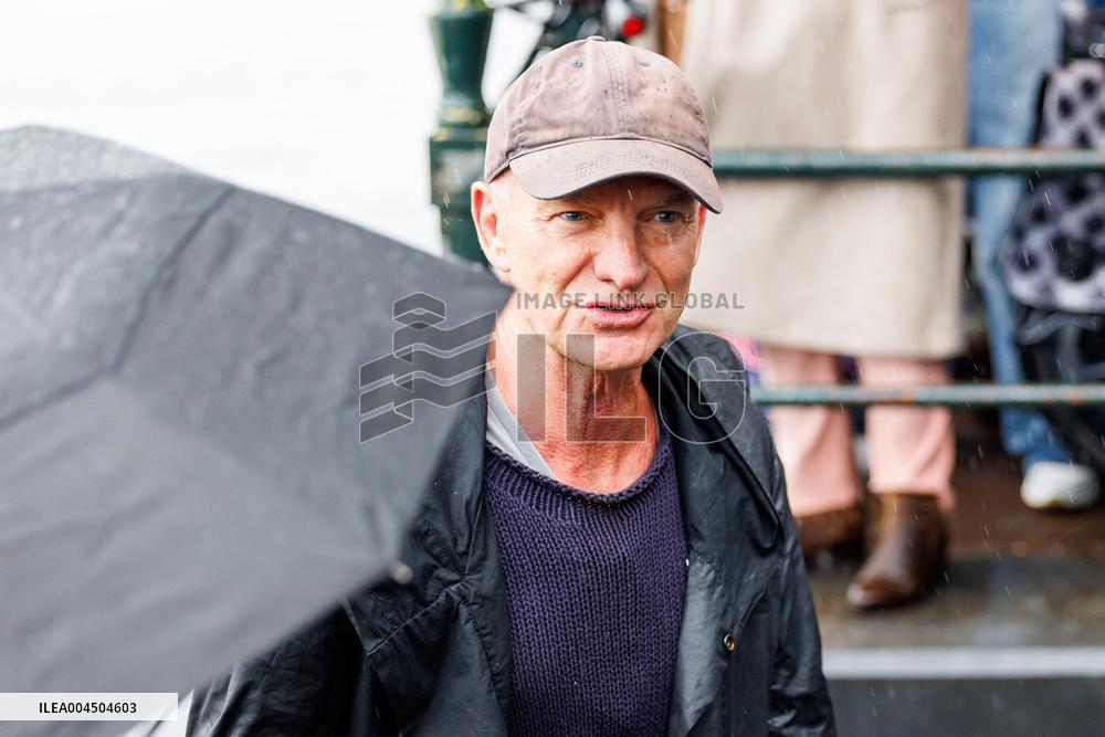 Sting Arrives At Royal Theater Carre - Amsterdam