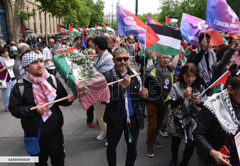 Pro-Palestinian Rally For Gaza - Paris