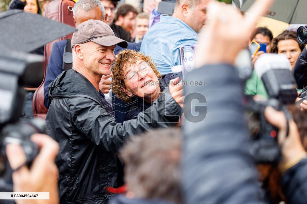 Sting Arrives At Royal Theater Carre - Amsterdam
