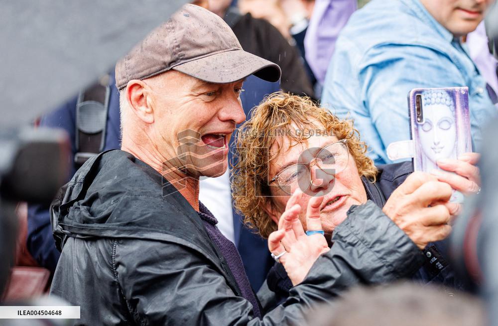 Sting Arrives At Royal Theater Carre - Amsterdam