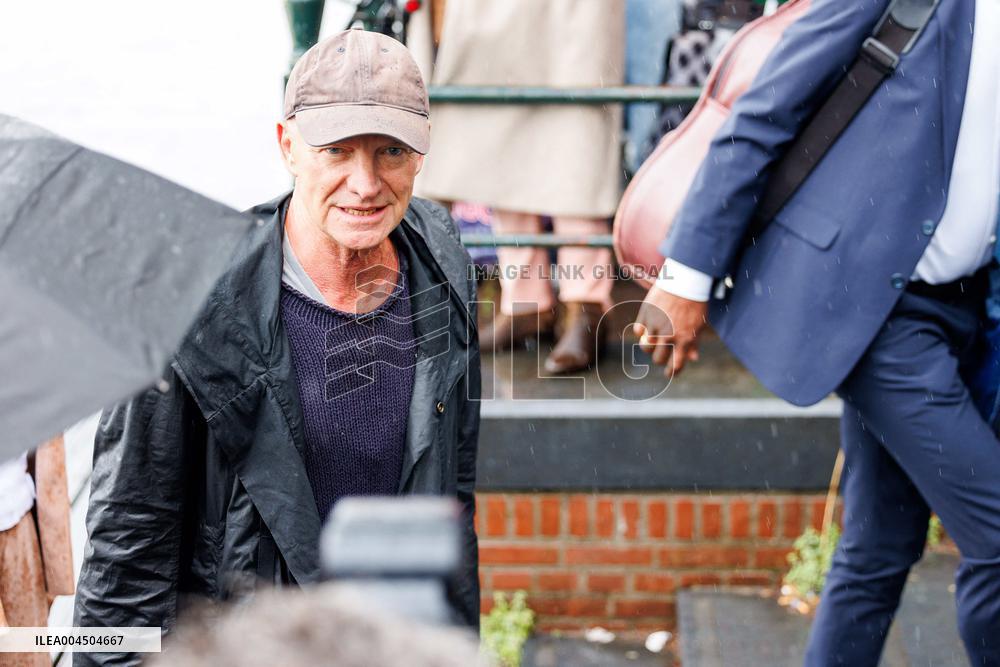 Sting Arrives At Royal Theater Carre - Amsterdam