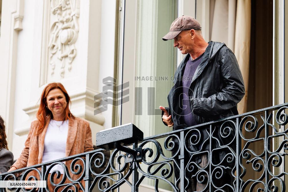 Sting Arrives At Royal Theater Carre - Amsterdam