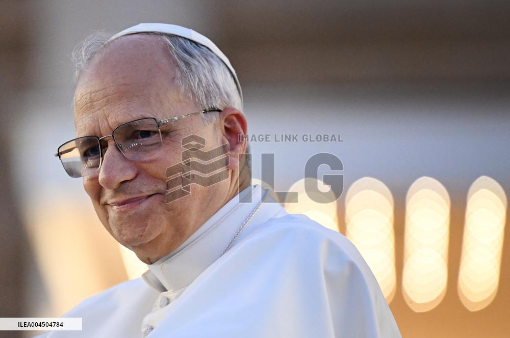 Pope Leo XIV Leads A Pentecost Vigil Prayer - Vatican