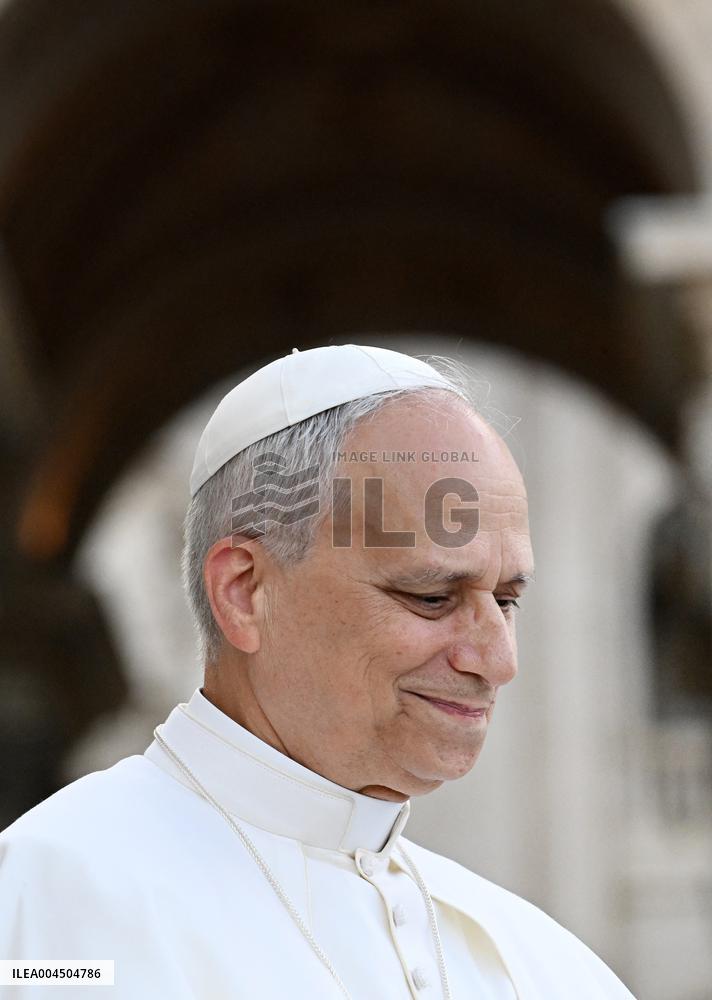 Pope Leo XIV Leads A Pentecost Vigil Prayer - Vatican