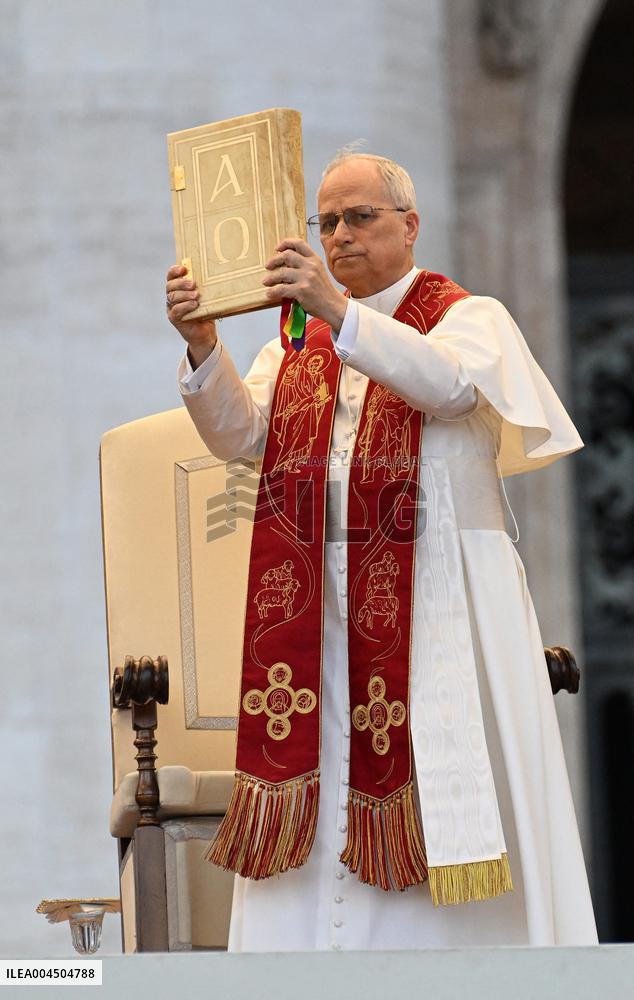 Pope Leo XIV Leads A Pentecost Vigil Prayer - Vatican
