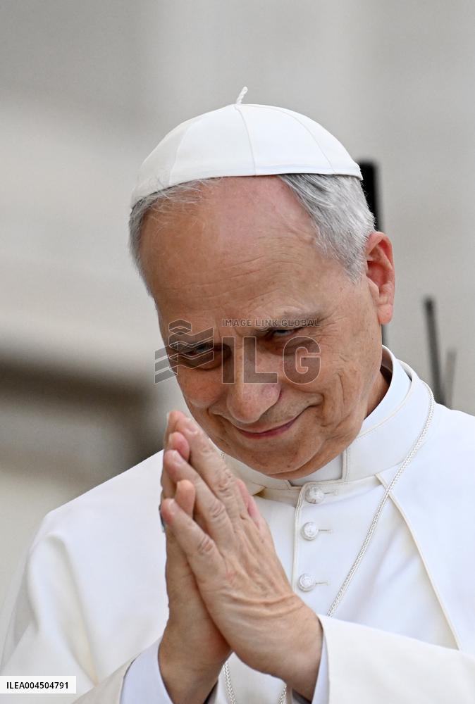 Pope Leo XIV Leads A Pentecost Vigil Prayer - Vatican