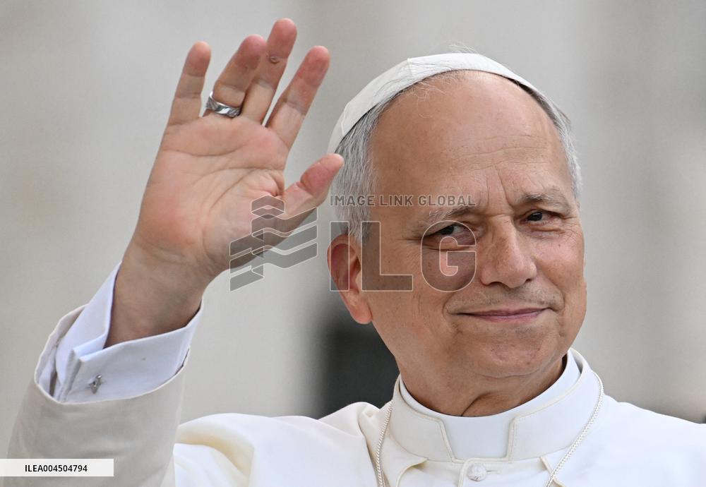 Pope Leo XIV Leads A Pentecost Vigil Prayer - Vatican