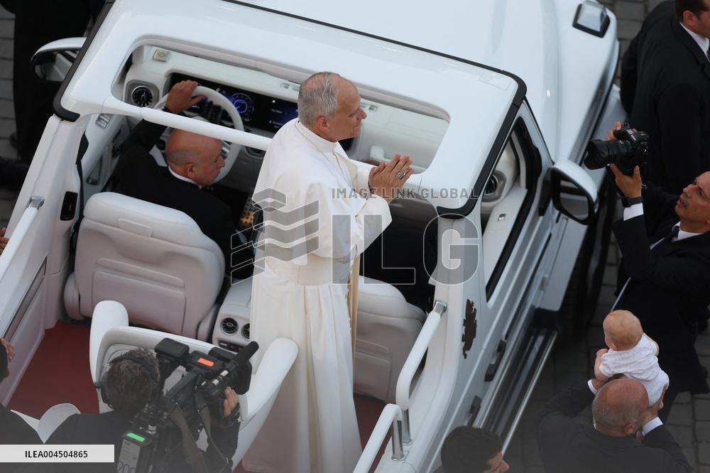 Pope Leo XIV Leads A Pentecost Vigil Prayer - Vatican