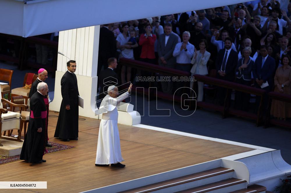 Pope Leo XIV Leads A Pentecost Vigil Prayer - Vatican