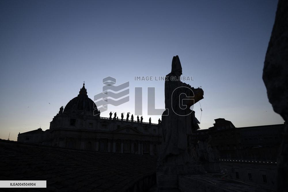 Pope Leo XIV Leads A Pentecost Vigil Prayer - Vatican
