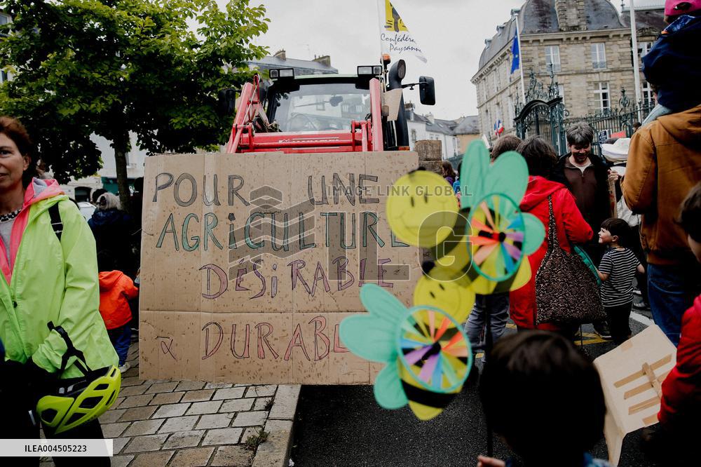 Protest Against Duplomb Law - France