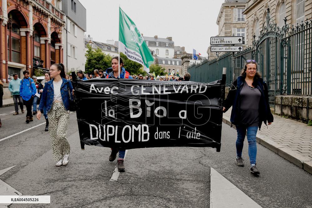 Protest Against Duplomb Law - France