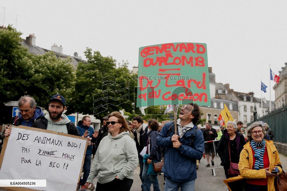 Protest Against Duplomb Law - France