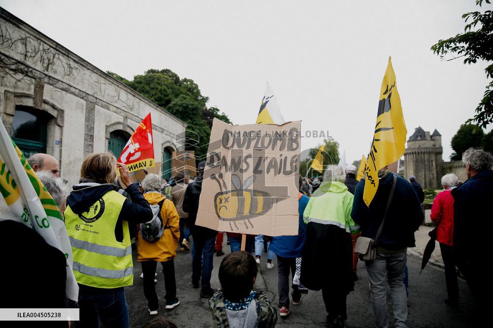 Protest Against Duplomb Law - France