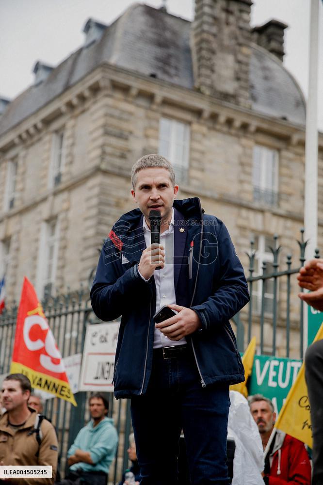Protest Against Duplomb Law - France