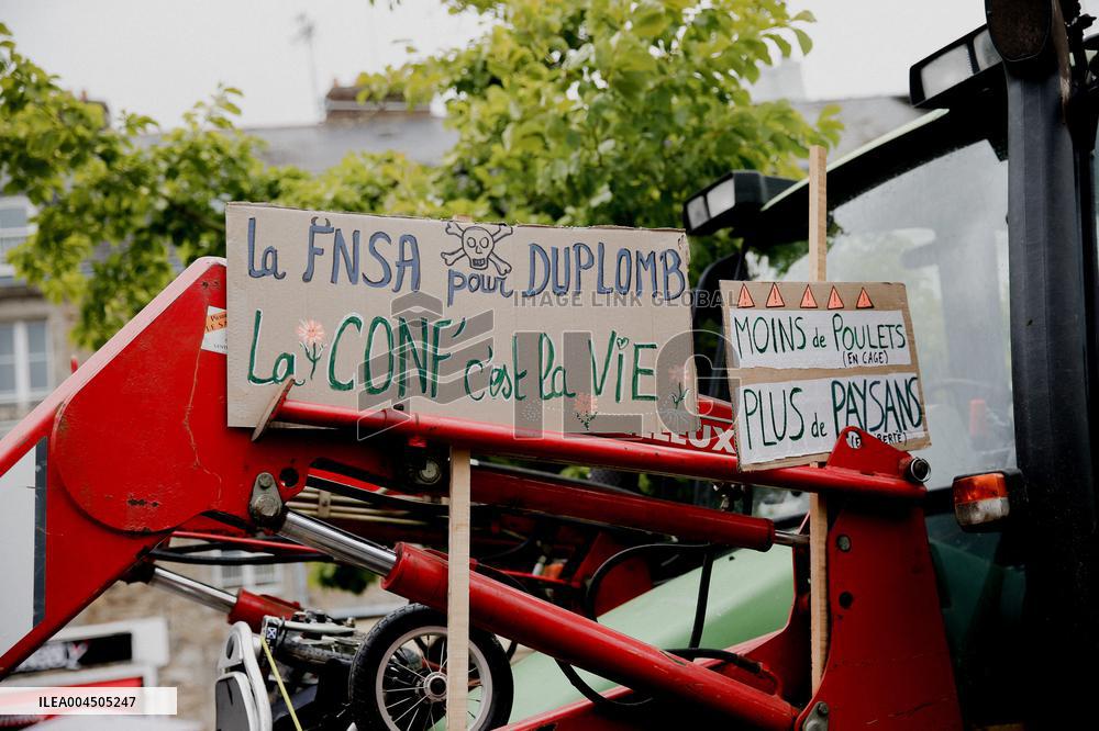 Protest Against Duplomb Law - France