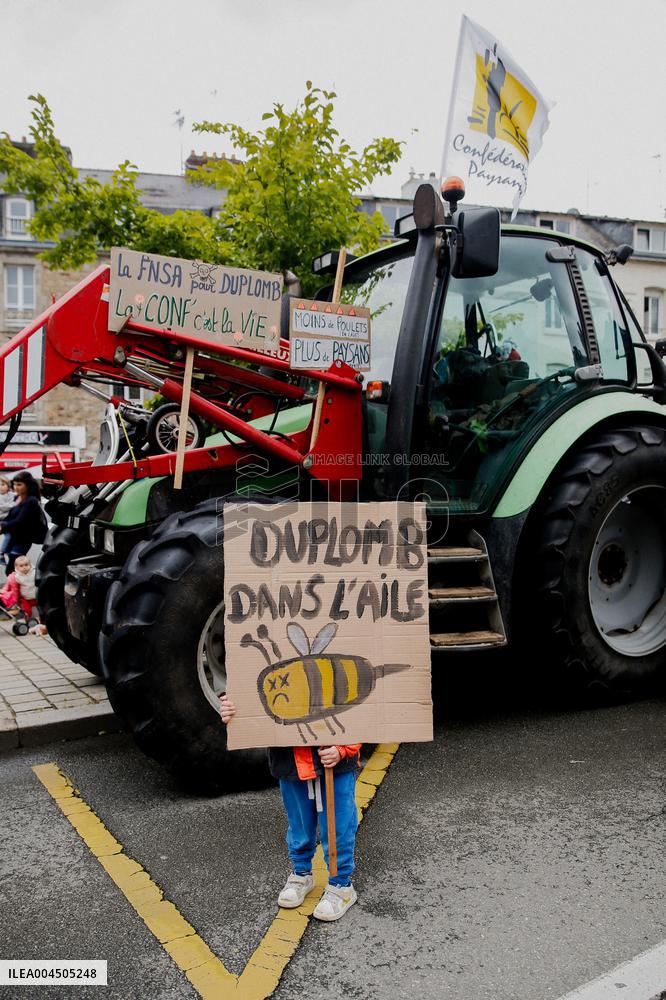 Protest Against Duplomb Law - France