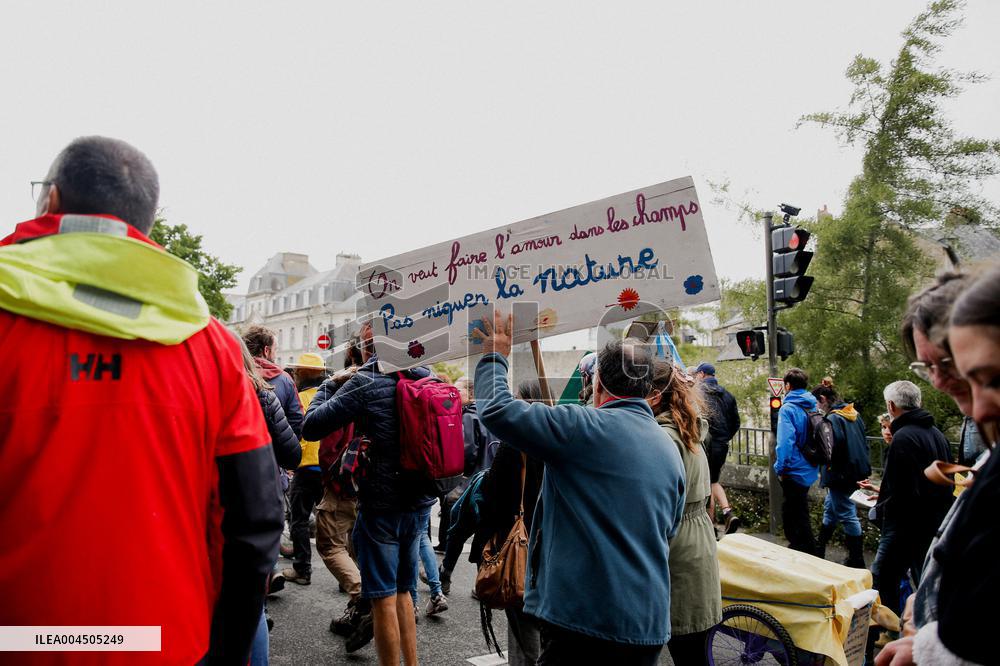 Protest Against Duplomb Law - France