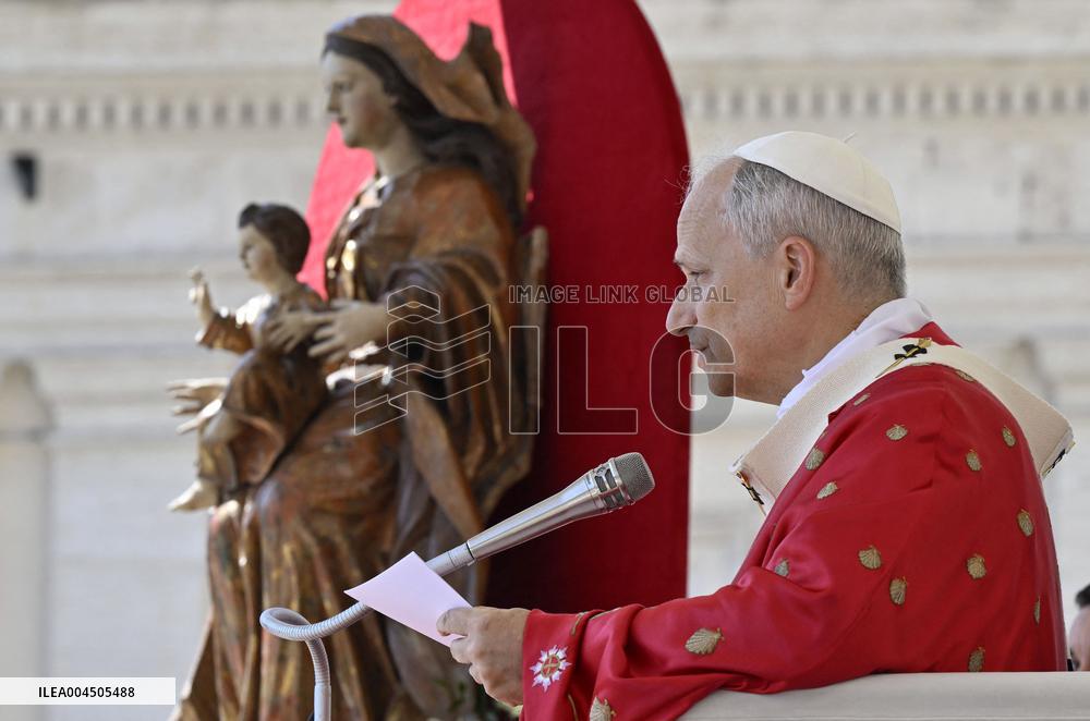 Pope Leo XIV Leads Holy Mass On The Solemnity Of Pentecost - Vatican
