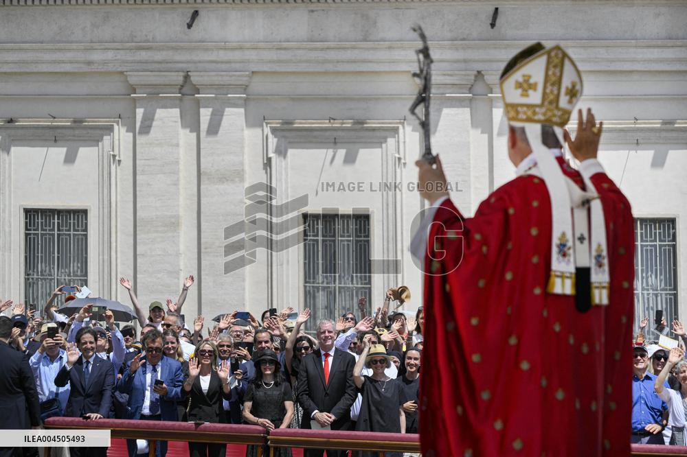 Pope Leo XIV Leads Holy Mass On The Solemnity Of Pentecost - Vatican