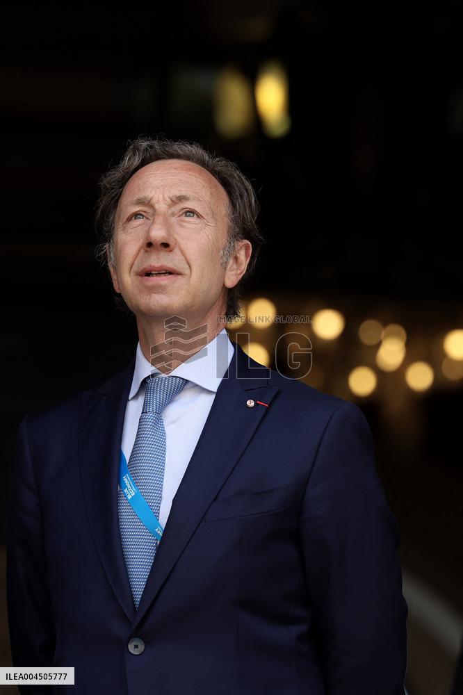 NO TABLOIDS - Emmanuel Macron visits the Oceanographic Museum - Monaco