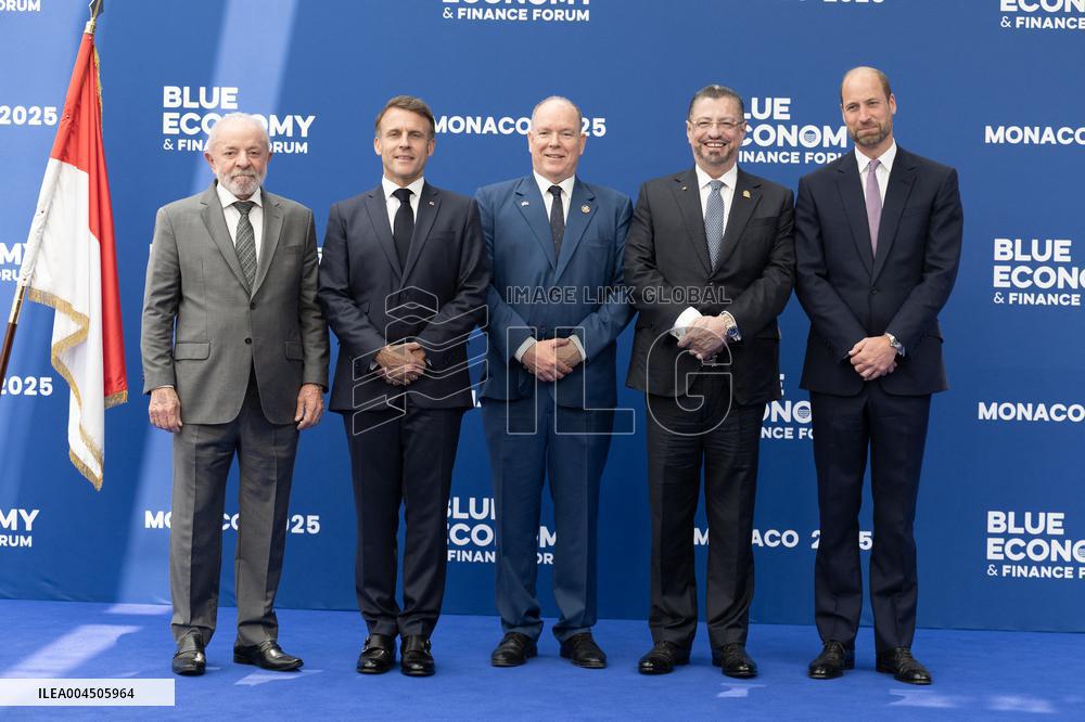 French President Macron visits- Monaco