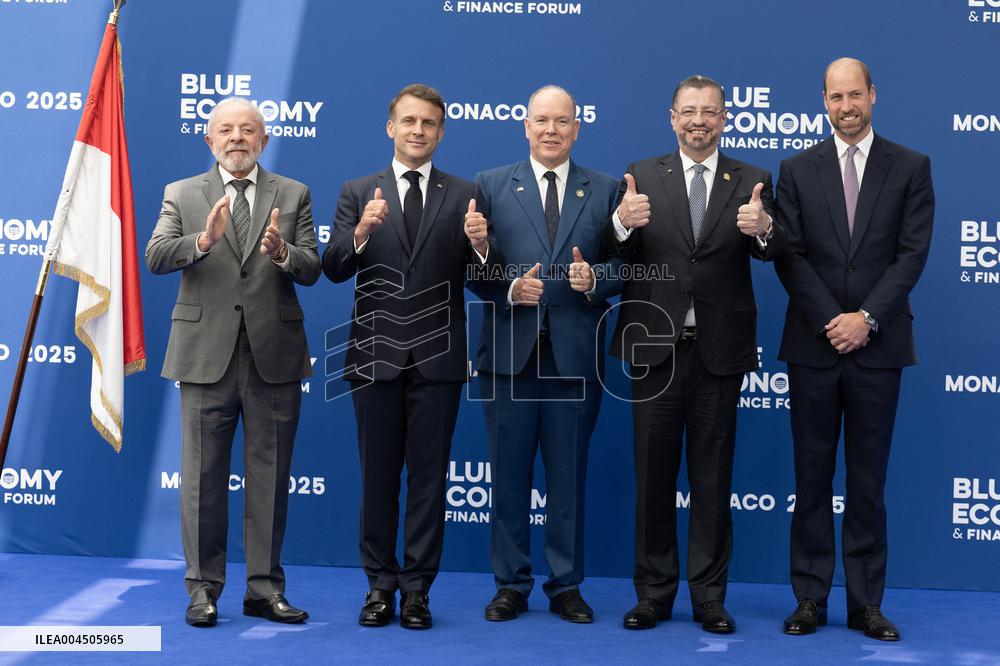 French President Macron visits- Monaco
