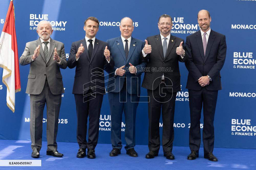 French President Macron visits- Monaco