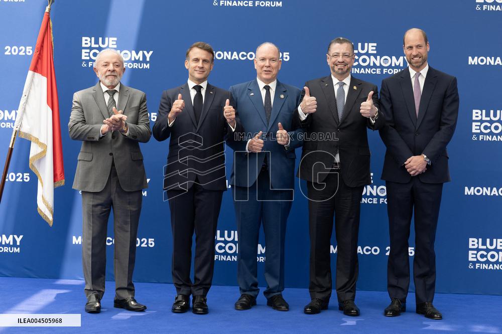 French President Macron visits- Monaco