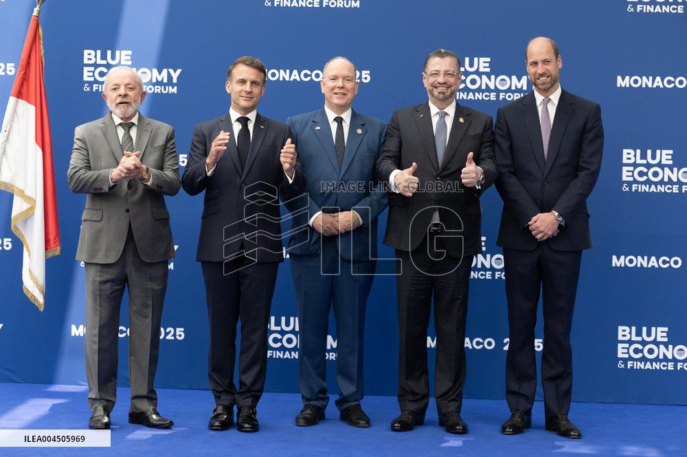 French President Macron visits- Monaco