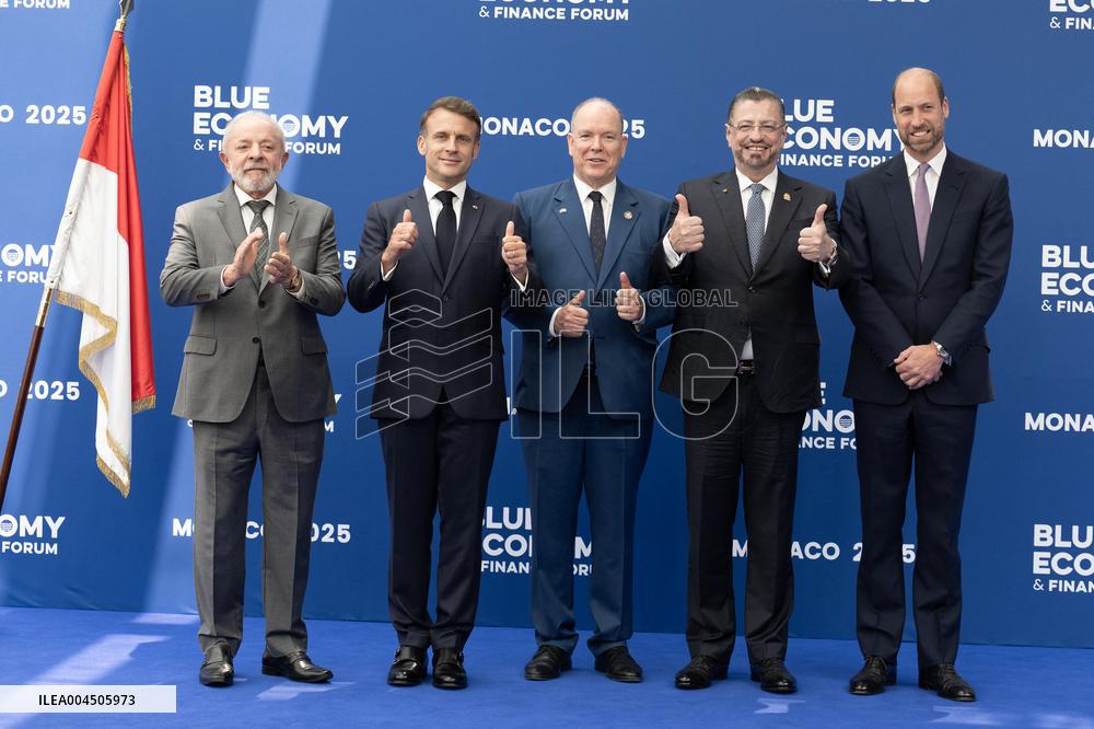 French President Macron visits- Monaco