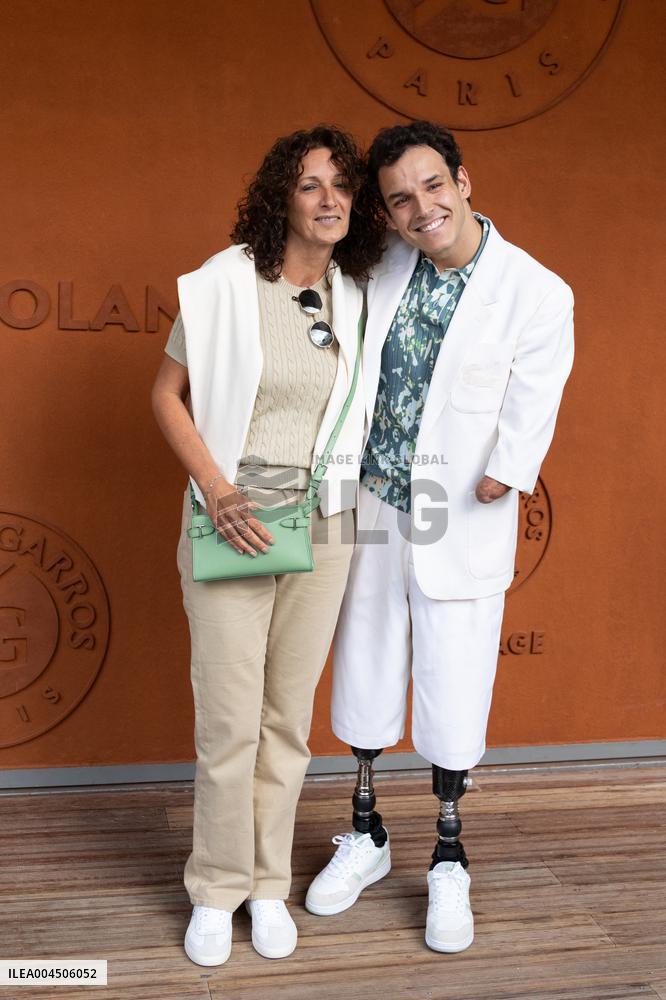 2025 French Open - Celebrities at Village Day 15 NB