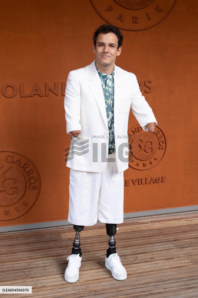 2025 French Open - Celebrities at Village Day 15 NB