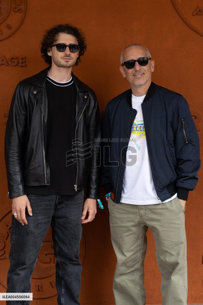 2025 French Open - Celebrities at Village Day 15 NB