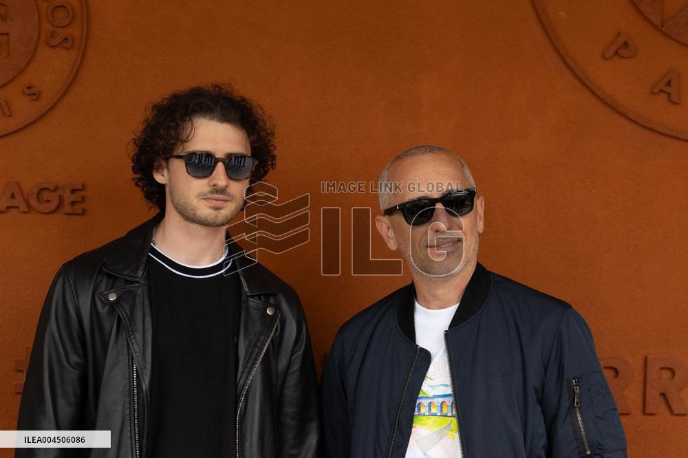 2025 French Open - Celebrities at Village Day 15 NB