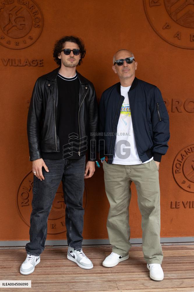 2025 French Open - Celebrities at Village Day 15 NB