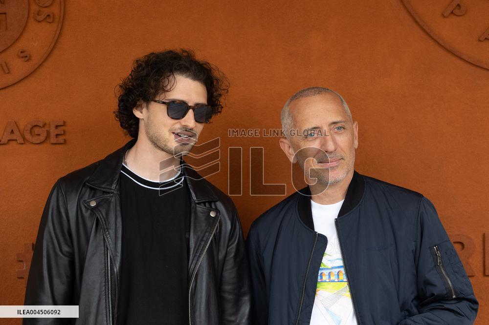 2025 French Open - Celebrities at Village Day 15 NB