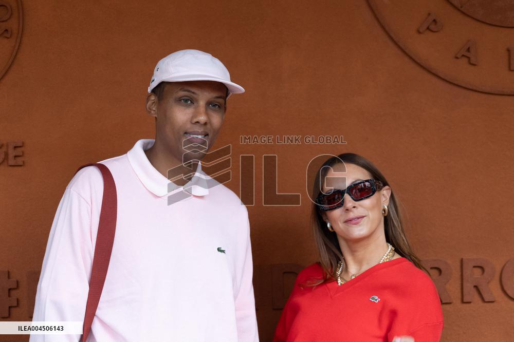 2025 French Open - Celebrities at Village Day 15 NB