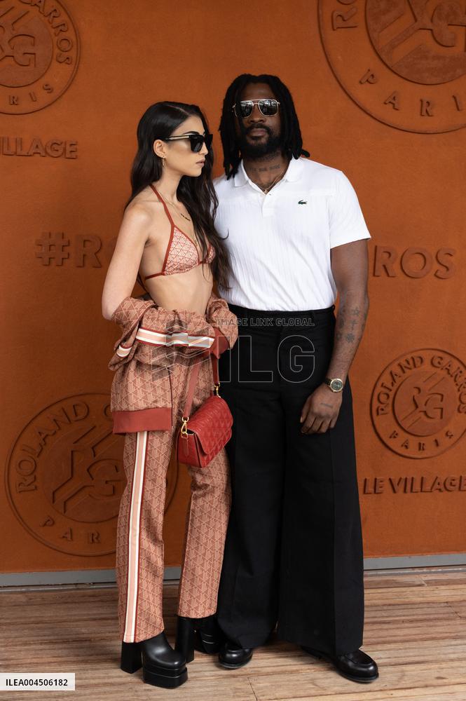 2025 French Open - Celebrities at Village Day 15 NB