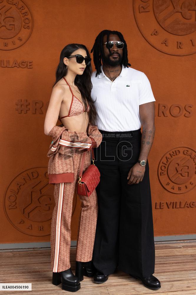 2025 French Open - Celebrities at Village Day 15 NB