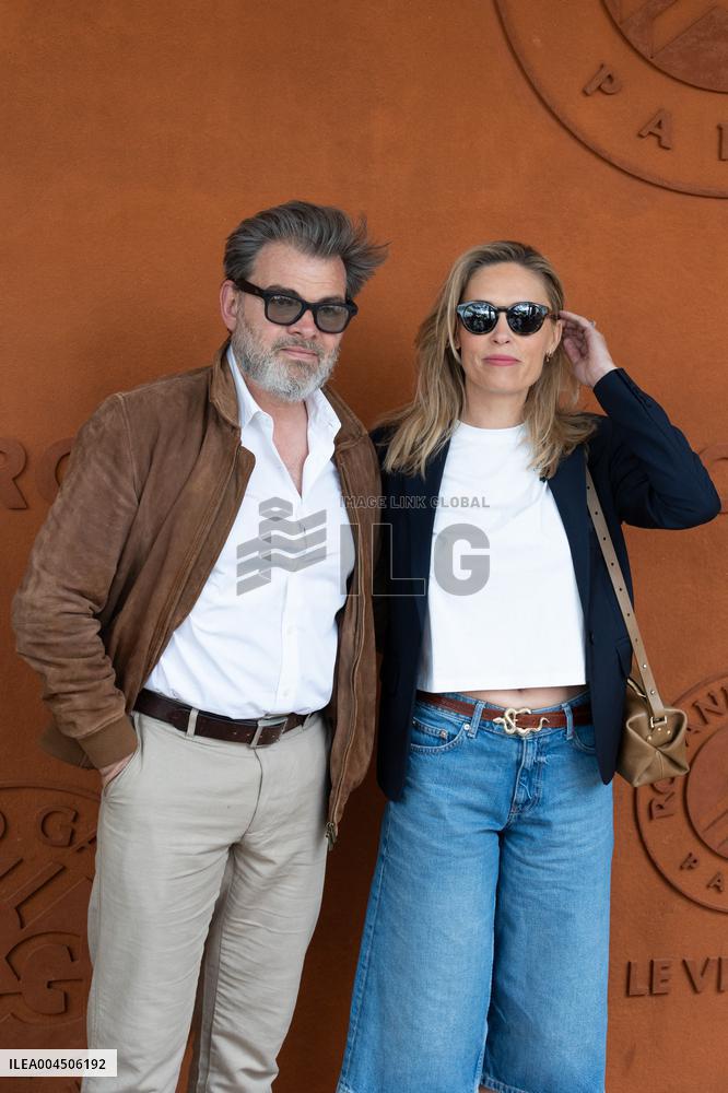 2025 French Open - Celebrities at Village Day 15 NB