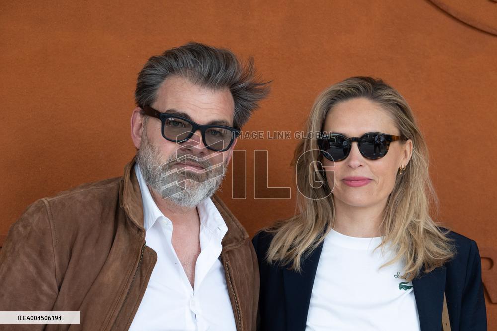 2025 French Open - Celebrities at Village Day 15 NB