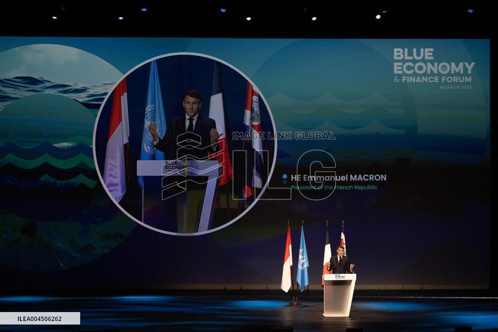 French President Macron visits- Monaco